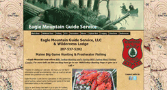 Desktop Screenshot of eaglemountainguideservice.com